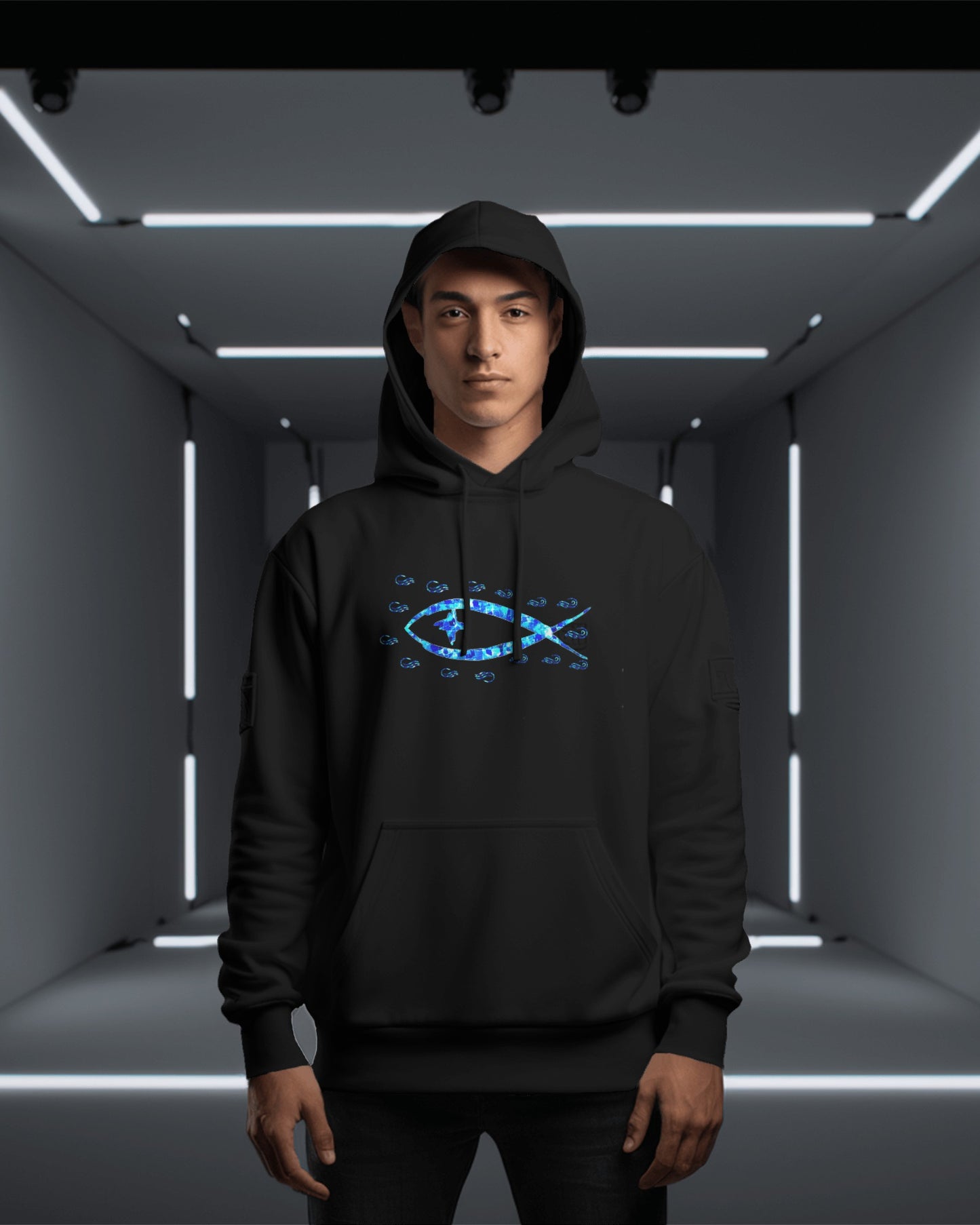 Oceanic style Hoodies || Fish Design