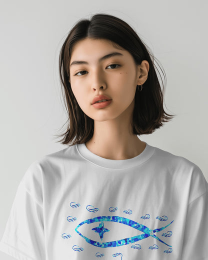 Fish Cotton T-shirt || Oceanic Choice