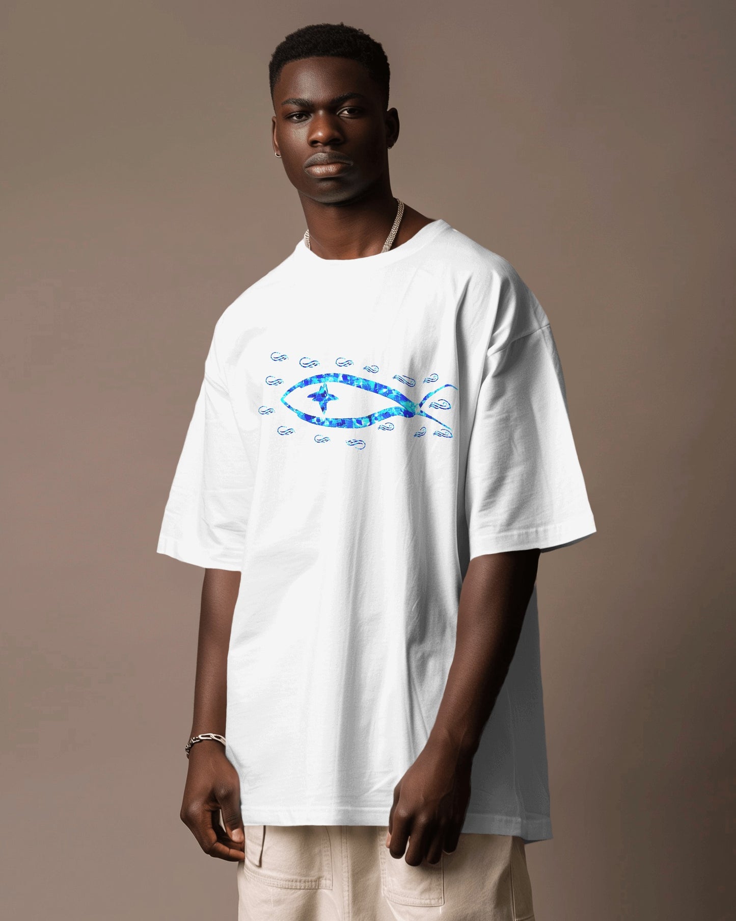 Fish Cotton T-shirt || Oceanic Choice