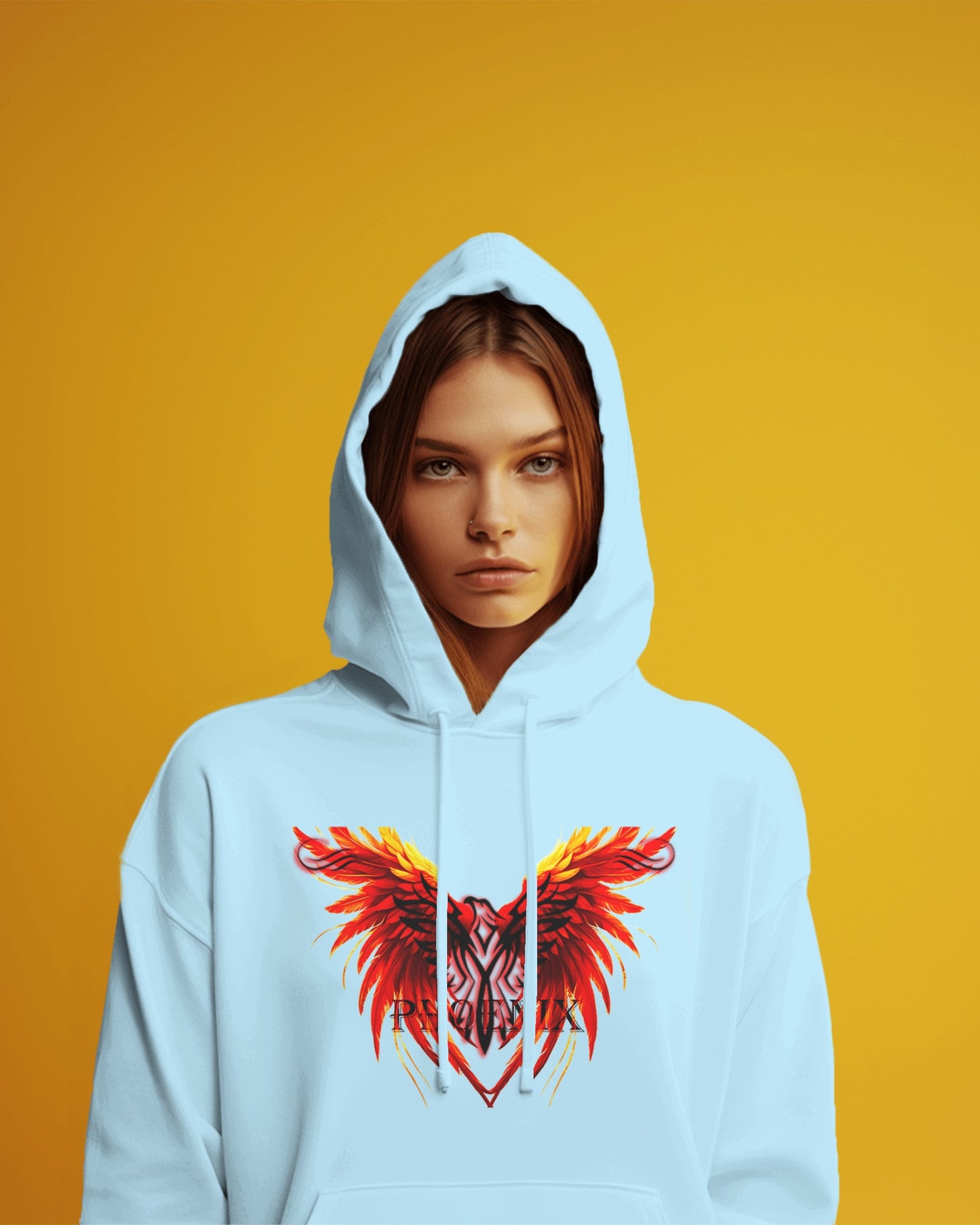 Black Phoenix Hoodie || Immortal Bird