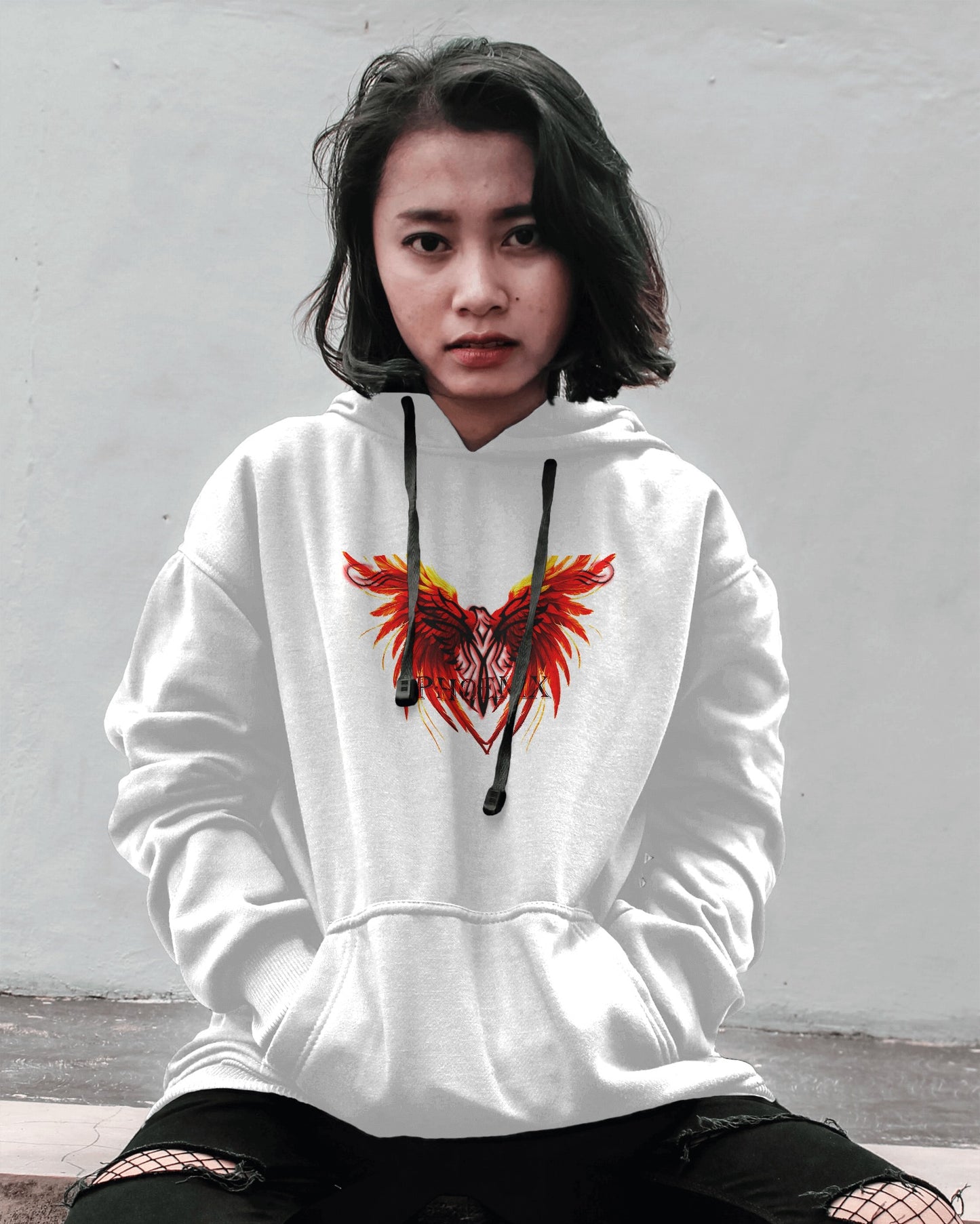 Black Phoenix Hoodie || Immortal Bird