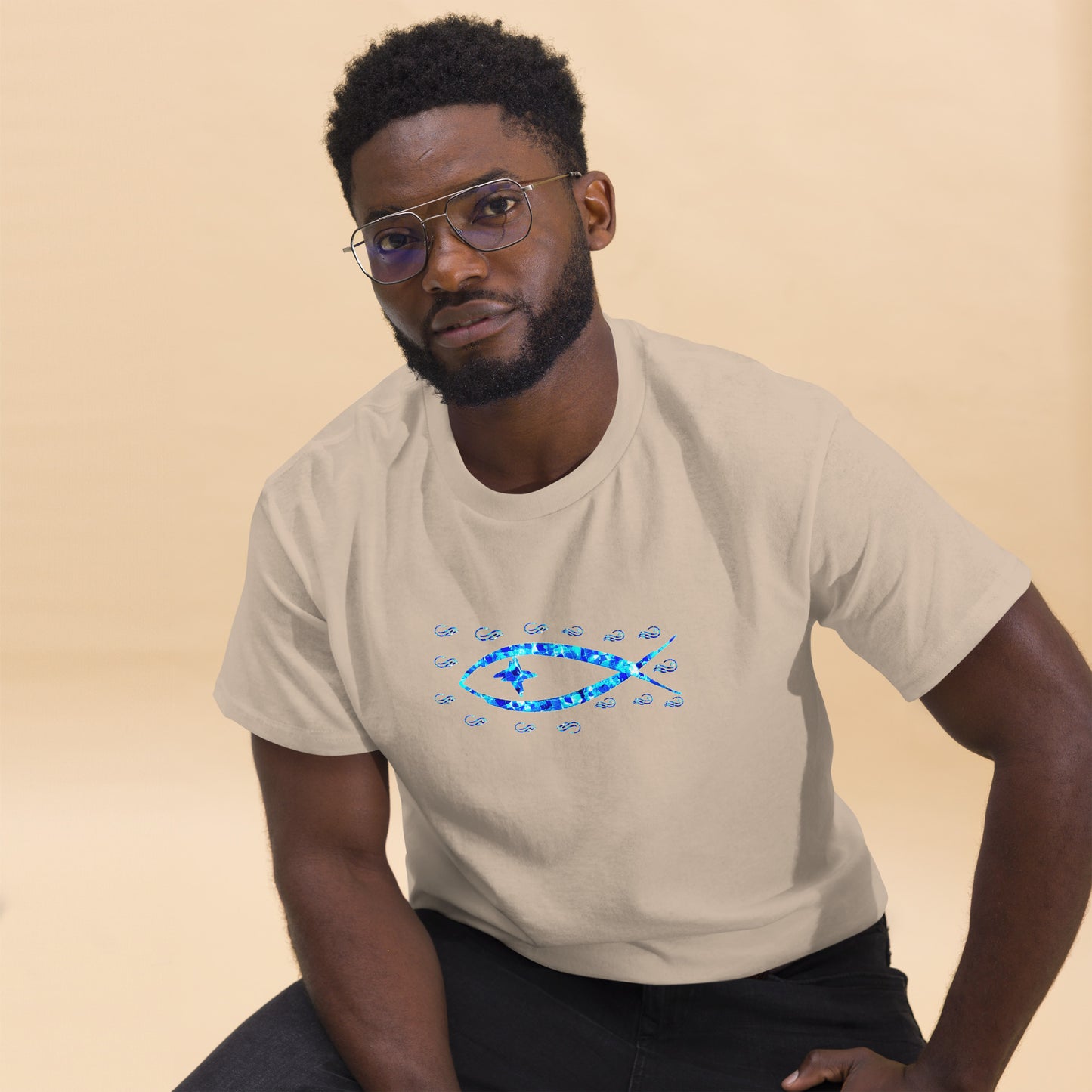 Fish Cotton T-shirt || Oceanic Choice