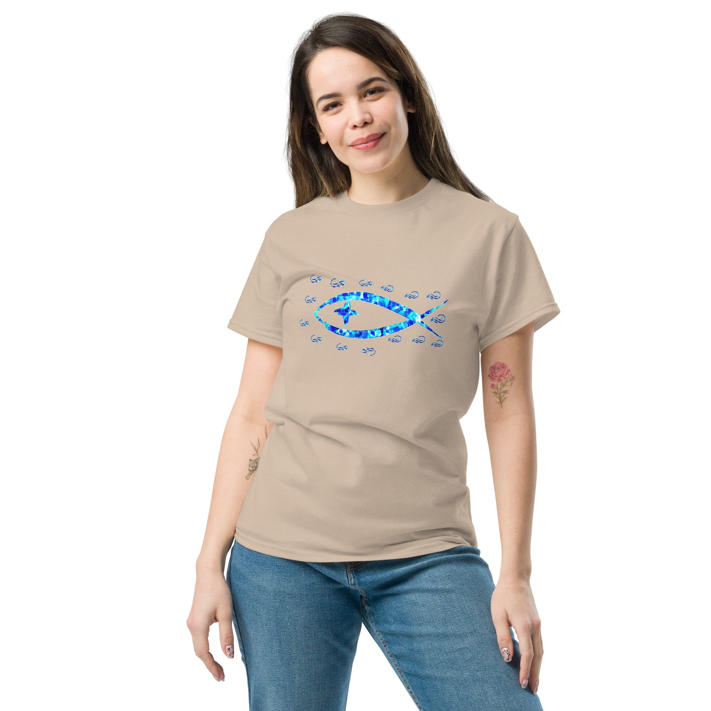 Fish Cotton T-shirt || Oceanic Choice