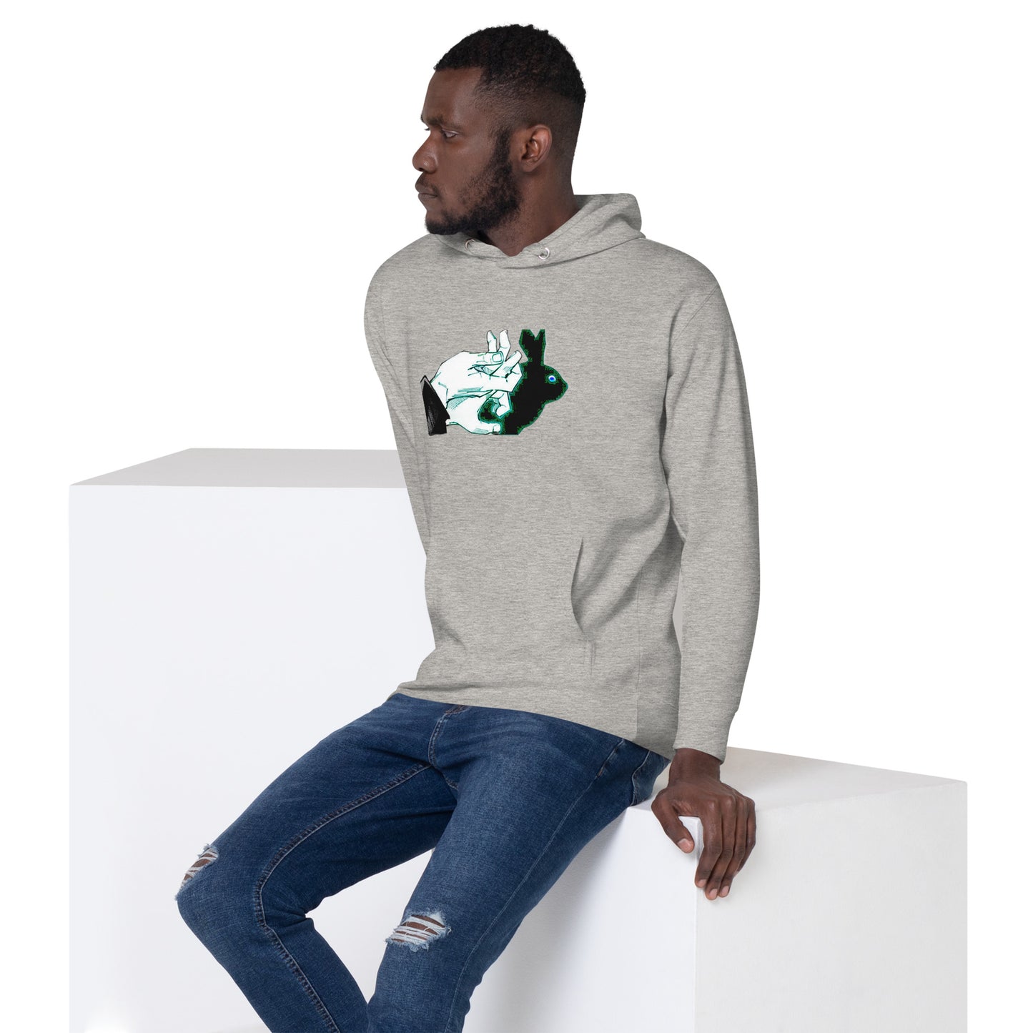 Unisex Hoodie || Ten Shadows Rabbit