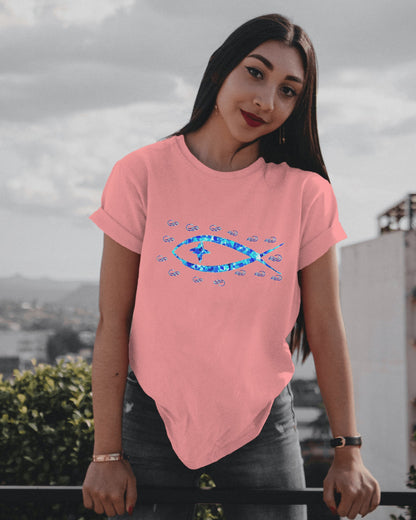 Fish Cotton T-shirt || Oceanic Choice