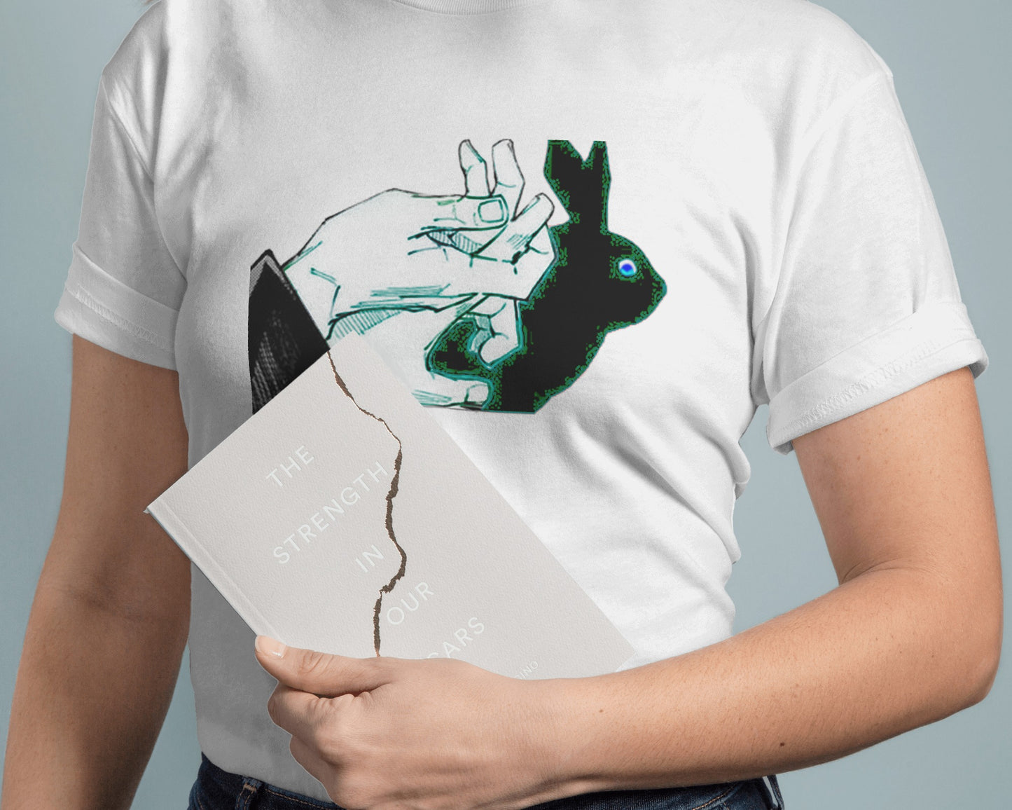 Usagi Organic tee || Divine Demon Rabbit